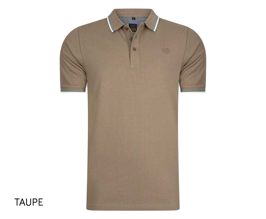 Mario Russo Polo Taupe Xxl Aanbieding Voordeelvanger Nl