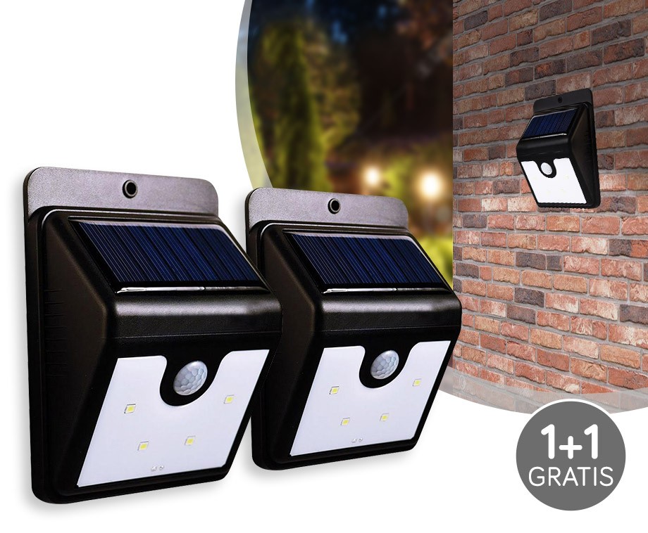 Universele Solar LED Lamp Met Sensor Vandaag 1+1 GRATIS! Dagelijkse