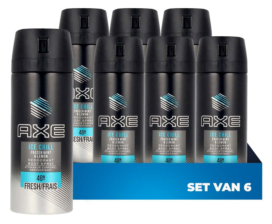 6x Axe Deospray - Ice Chill 150 ml