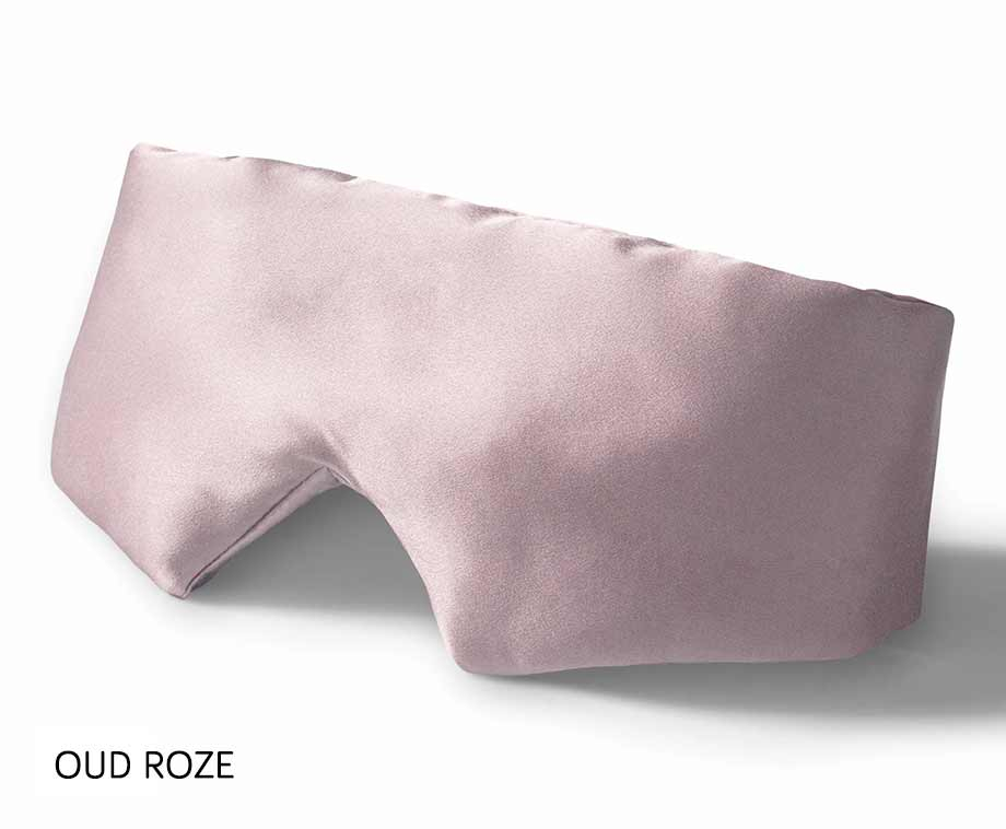 Sleeptime DeepSleep Zijden Slaapmasker - Silk Sleep Mask - 100% Verduisterend Oogmasker - Roze - 23 momme Moerbei Zijde - Mulberry Silk