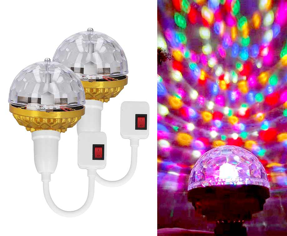 Draaiende Disco Lichtshowlamp