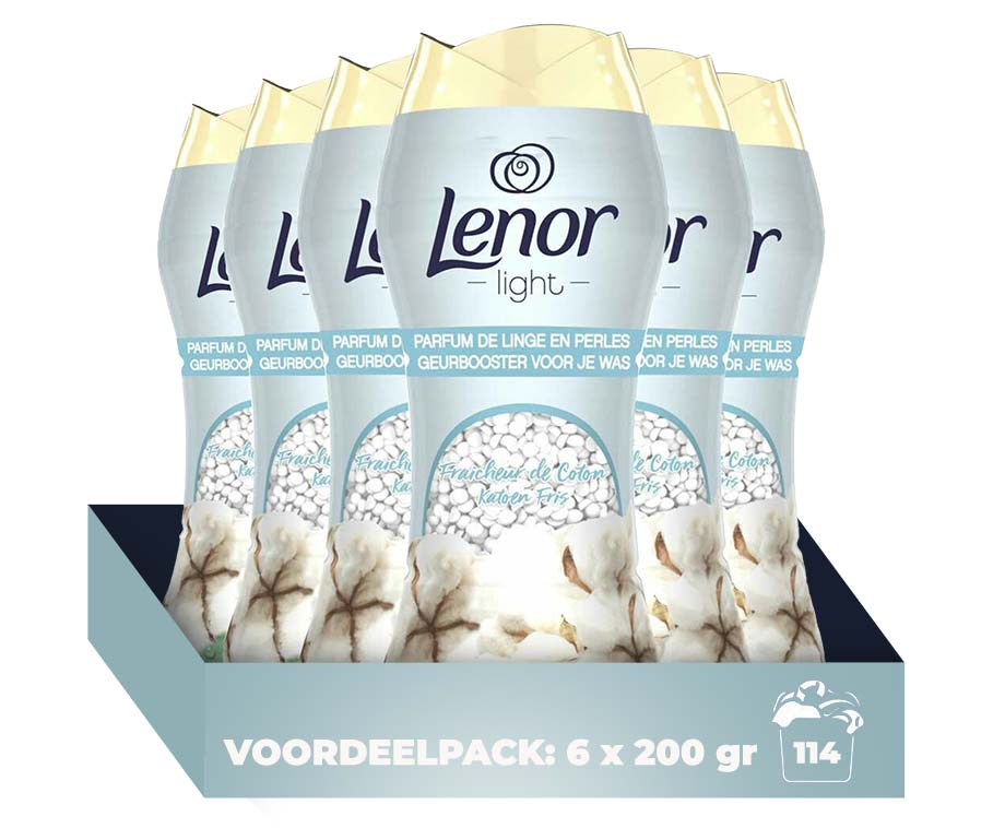 6x200 gr Lenor Geurbooster Katoenfris