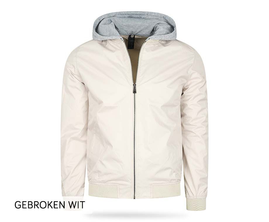 Cappuccino Italia - Heren Jas zomer Summer Jacket Stone - Beige - Maat M