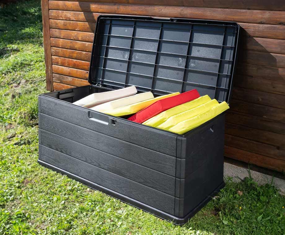 Opbergbox Tuin - Kunststof - Antraciet - 340L