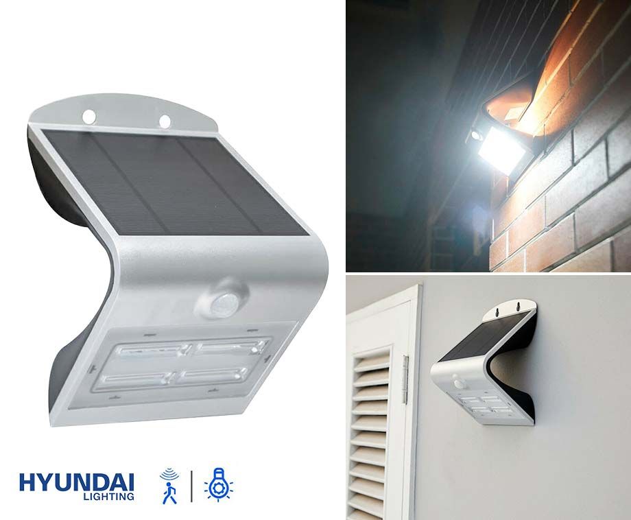Hyundai Lighting – Butterfly wandlamp op zonne-energie – 3.2W