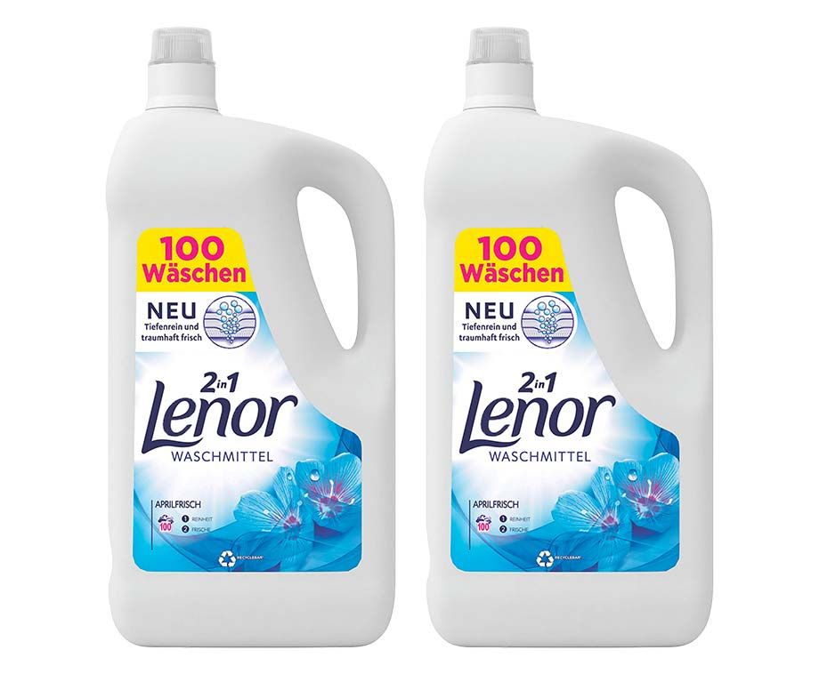 2x5,5L Lenor Wasmiddel Aprilfrisch