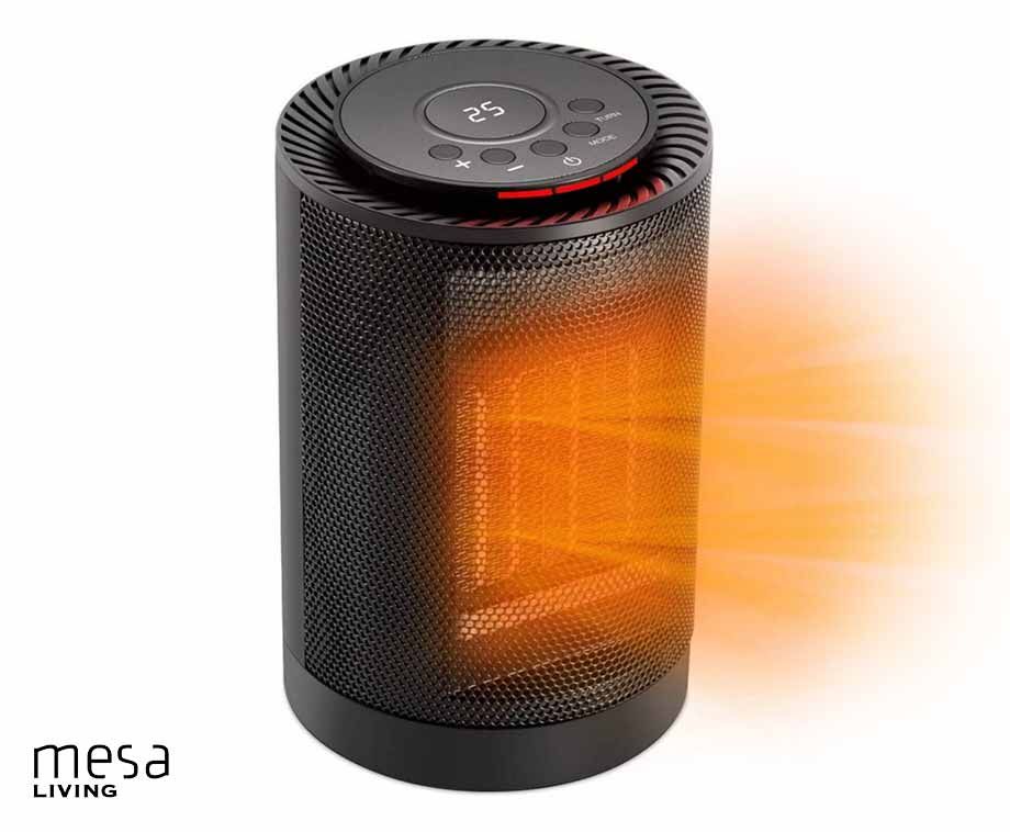 Mesa Living Luxe Heater - Keramische Kachel - Kachel electrisch - Tafelmodel kachel -600-1200 Watt