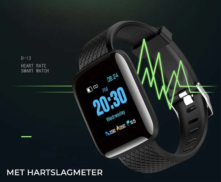 pijnlijk nikkel Opiaat Smartwatch Fitness Tracker - Met Veel Handige En Gezondheid Functies! |  VoordeelVanger.nl - Dagelijks topaanbiedingen!